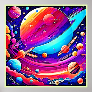 Cosmic Symphony Artwork Poster