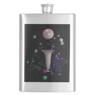Cosmic Symphony Classic Hip Flask