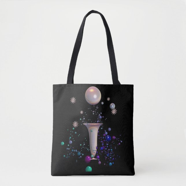 Cosmic Symphony Tote Bag (Front)