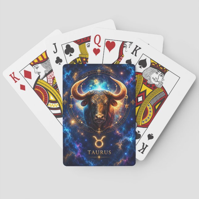 Cosmic Taurus Playing Cards (Back)