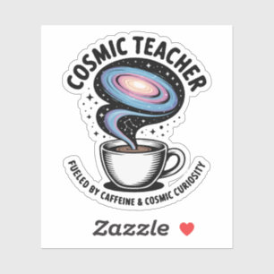 Cosmic Teacher Funny Galaxy Coffee & Curiosity