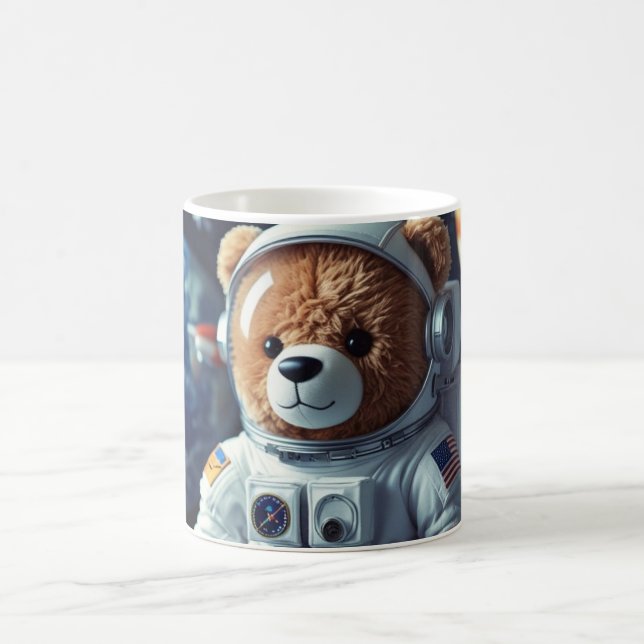 Cosmic Teddy Wrap Coffee Mug (Center)