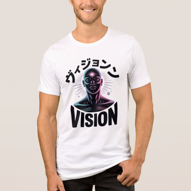 Cosmic Third Eye Vision Tri-Blend Shirt (Front)
