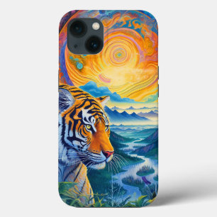 Cosmic Tiger iPhone 13 Case