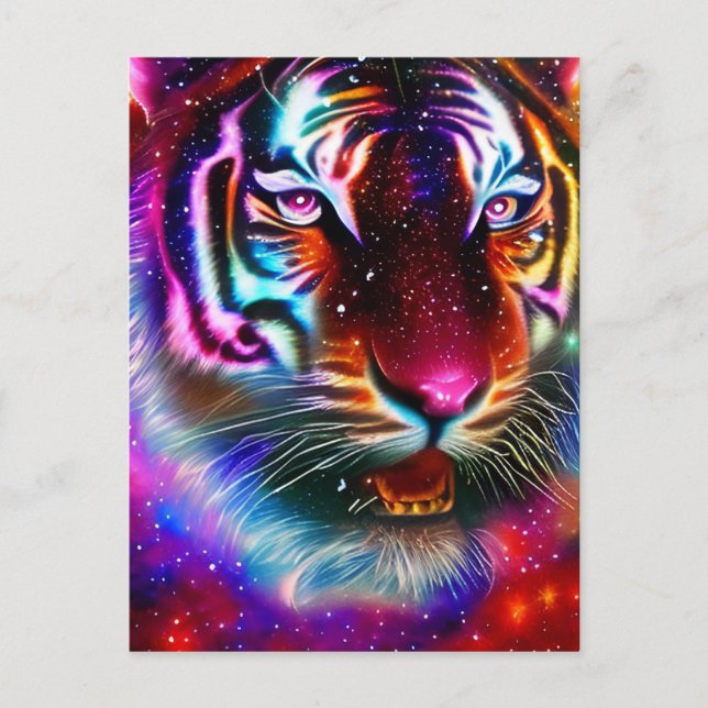 Cosmic Tiger Postcard (Front)