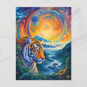 Cosmic Tiger Postcard