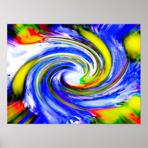 Cosmic travel art poster