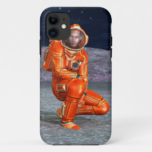 Cosmic Traveller Surreal Planet Landscape Art iPhone 11 Case