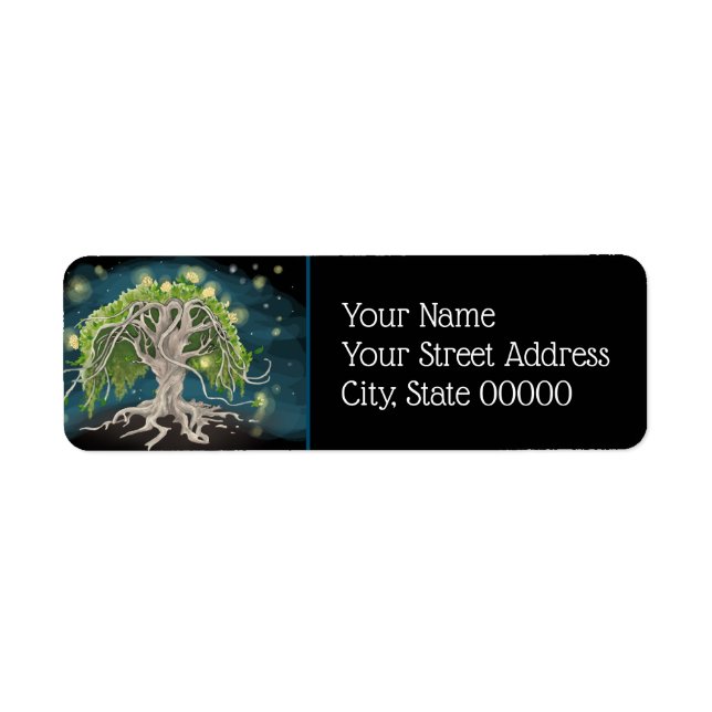 Cosmic Tree Address Labels (Front)