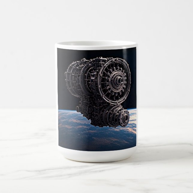Cosmic Turbine Engine Relic Coffee Mug (Center)