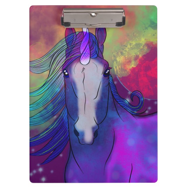Cosmic Unicorn 5 Clipboard (Front)