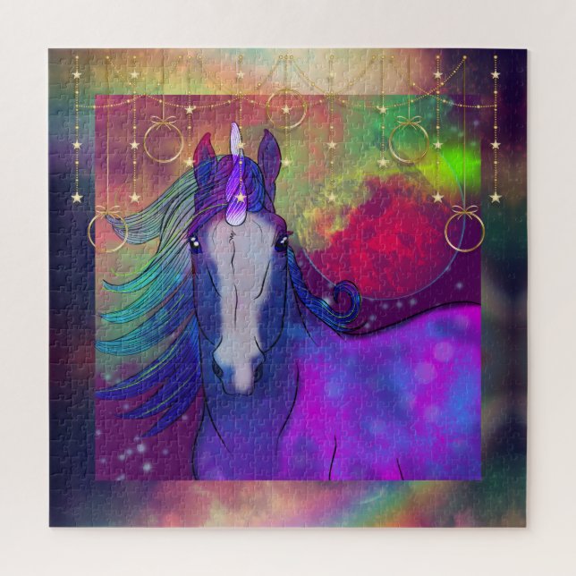 Cosmic Unicorn 5 Jigsaw Puzzle (Vertical)