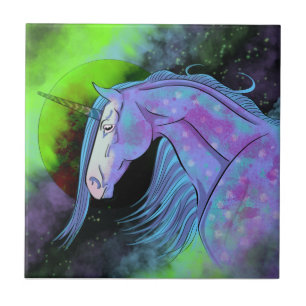 Cosmic Unicorn 6 Ceramic Tile