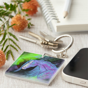 Cosmic Unicorn 6 Key Ring