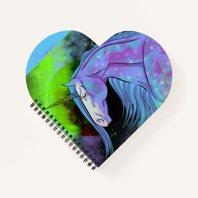 Cosmic Unicorn 6 Notebook (Front)
