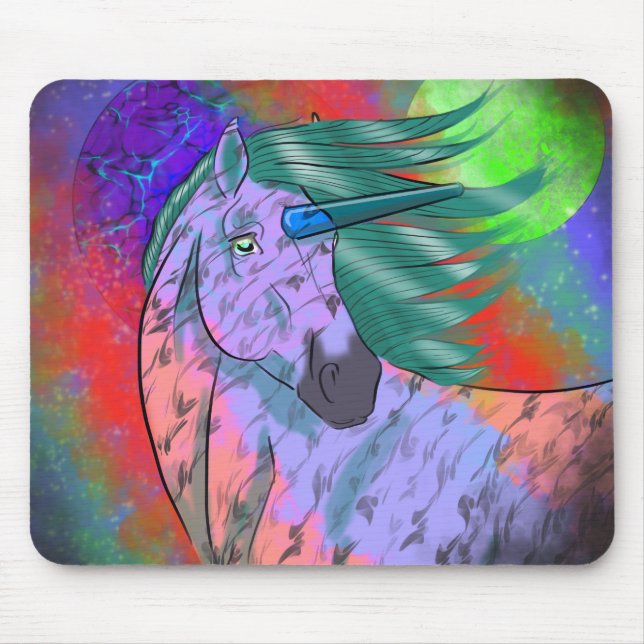 Cosmic Unicorn 9 Mouse Pad (Front)
