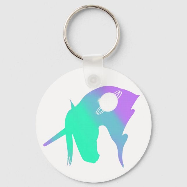 Cosmic Unicorns Official Keychain (Front)