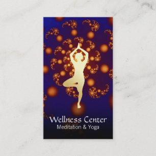 Cosmic   Vibrant Gold Business Card