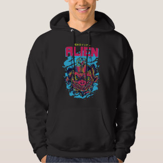 Cosmic Visitor : The Alien Design Hoodie