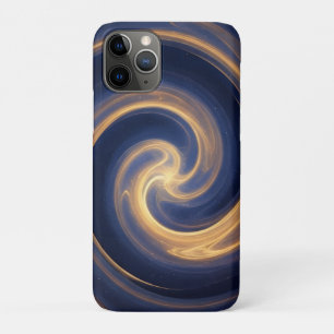 Cosmic Vortex of Golden Light iPhone 11 Pro Case