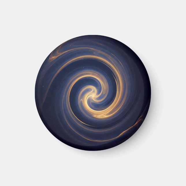 Cosmic Vortex of Golden Light Magnet (Front)