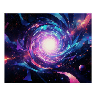 Cosmic Vortex Poster