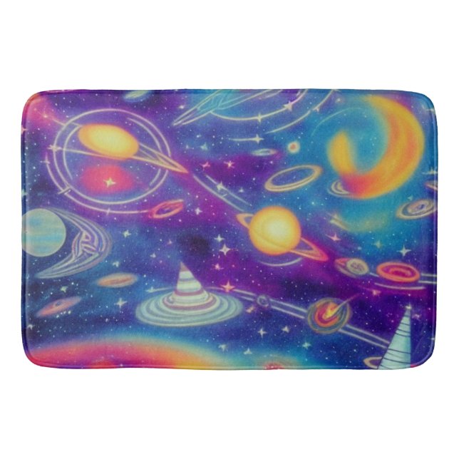 Cosmic Voyage Bath Mat (Front)