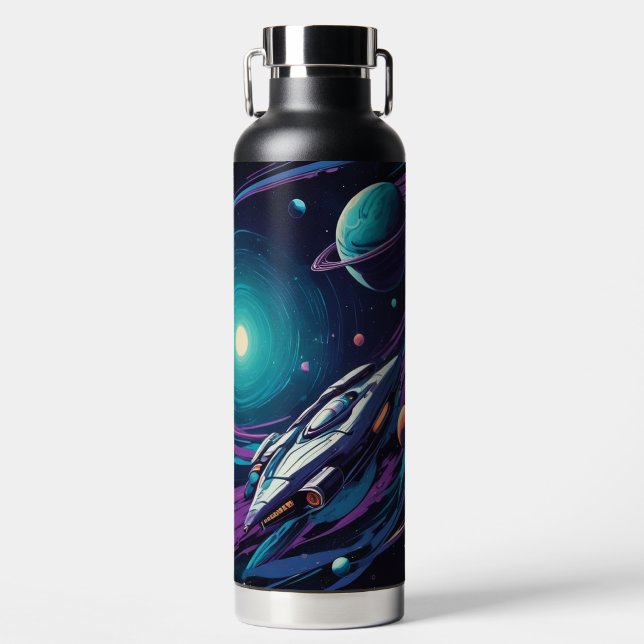 Cosmic Voyage Water Bottle (Front)