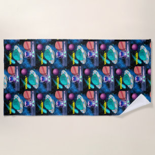 COSMIC VOYAGER  BEACH TOWEL