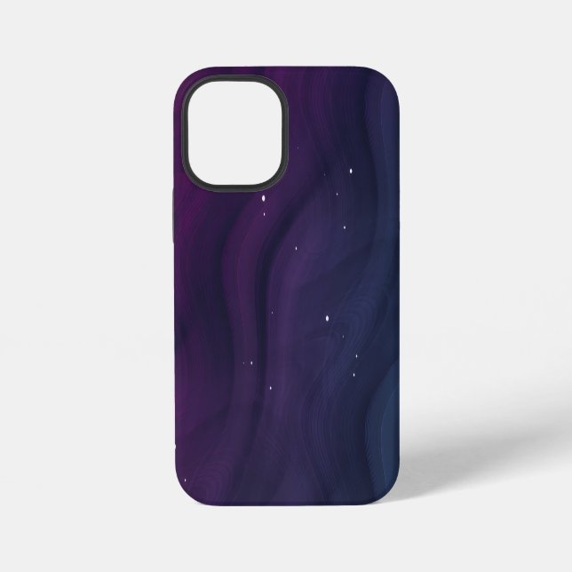 Cosmic Wave Galaxy iPhone Case (Back)