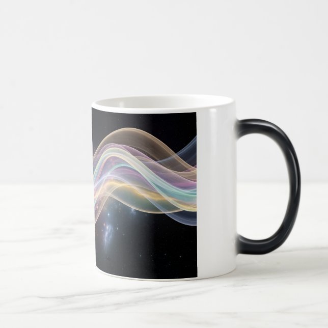 Cosmic Wave Galaxy Light Abstract Magic Mug (Right)