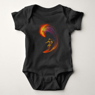 Cosmic Wave Rider Baby Bodysuit