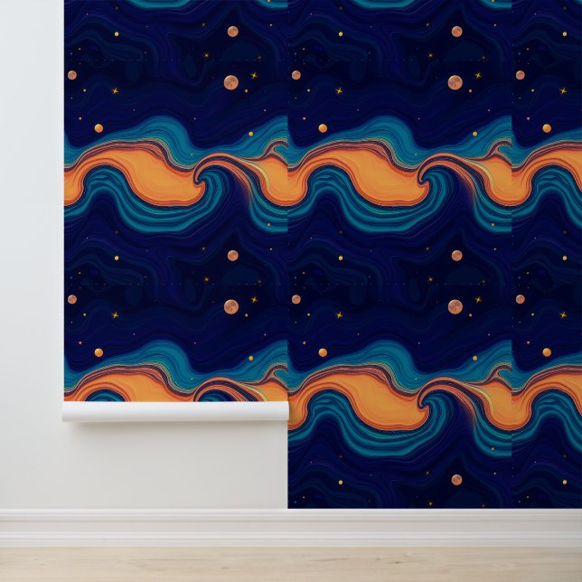 Cosmic Waves: A Celestial Symphony Wallpaper (Application)