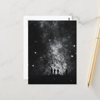 Cosmic Web & Starry Sky Postcard