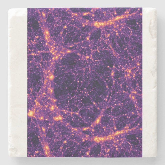Cosmic Web Stone Coaster (Front)