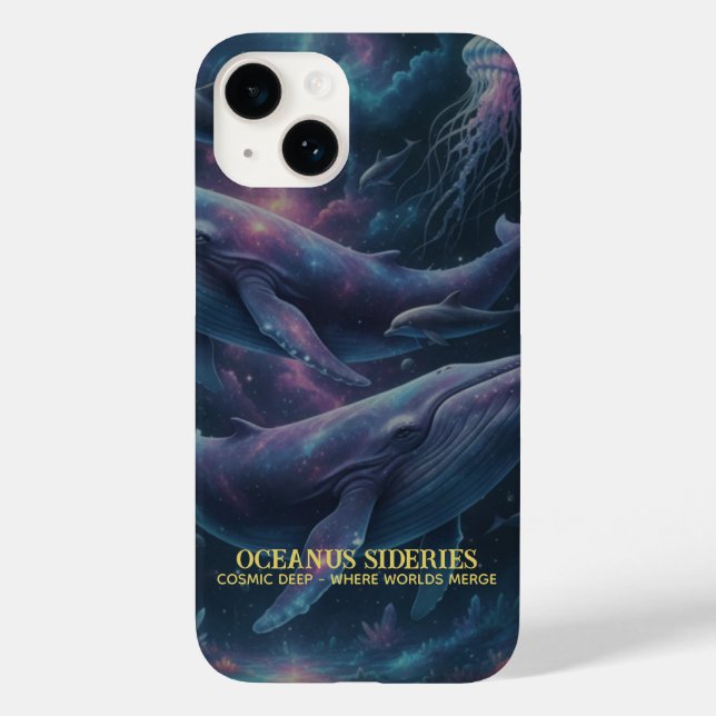 Cosmic Whale Galaxy Ocean Case-Mate iPhone Case (Back)