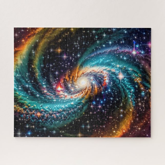 Cosmic Whirlpool of Starlight Jigsaw Puzzle (Horizontal)