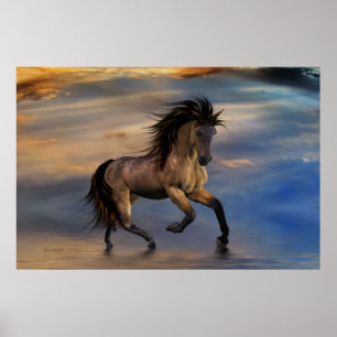Cosmic .. wild stallion poster
