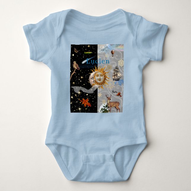  Cosmic Winter Baby Bodysuit (Front)