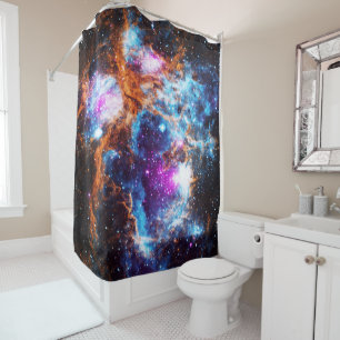 Cosmic Winter Shower Curtain