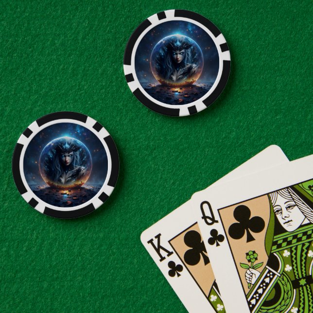 Cosmic Witch – Born from the Star Sphere. Poker Chips (Poker Table (Double))