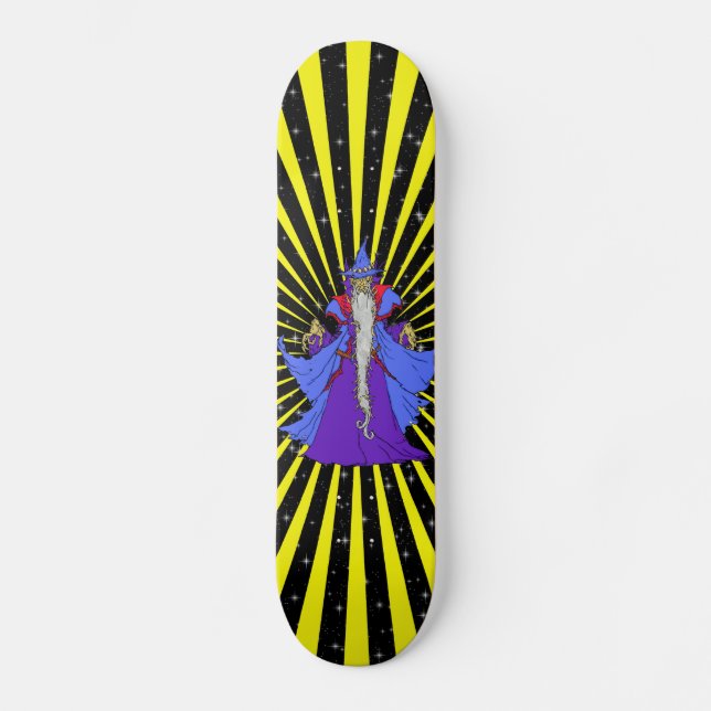 Cosmic Wizard Skateboard (Front)