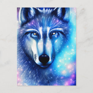 Cosmic Wolf Postcard