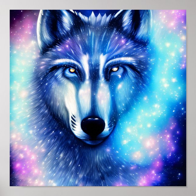Cosmic Wolf  Poster (Front)