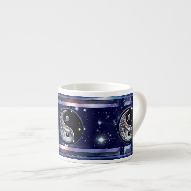 Cosmic Yin Yang Espresso Cup (Front Right)