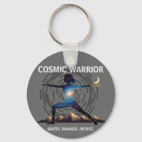 Cosmic Yoga Warrior | Galaxy Body Pose