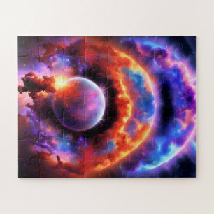 Cosmic Young Astronomer View of Mystical Planet Jigsaw Puzzle