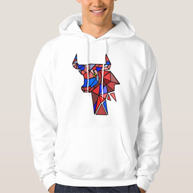 Cosmic Zodiac Geometry Hoodie (Front)