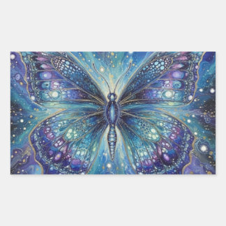 CosmicButterFlyFantasy Rectangular Sticker