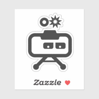 Cosmicity Logobot 3" Sticker, 6 ct.